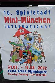 Werbung für Mini-München 2012 (BIld: Ingrid Grossmann)
